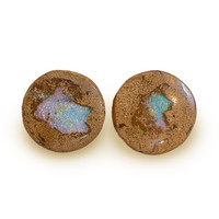 13.13 Ct.Tw. Round Opal Pair