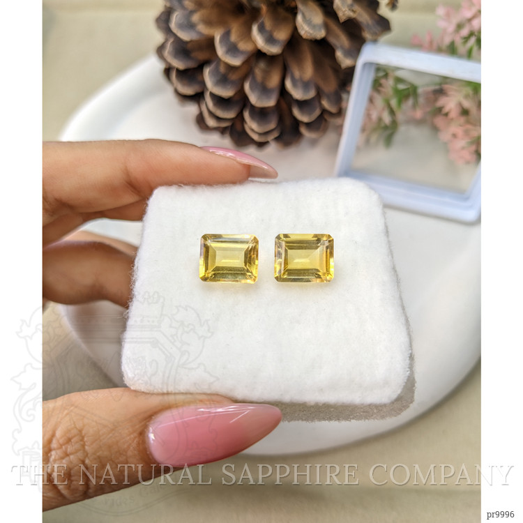 8.62 Ct.Tw. Citrine Pair from Brazil