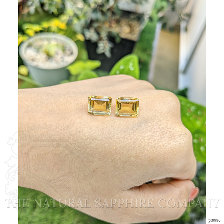 8.62 Ct.Tw. Citrine Pair from Brazil