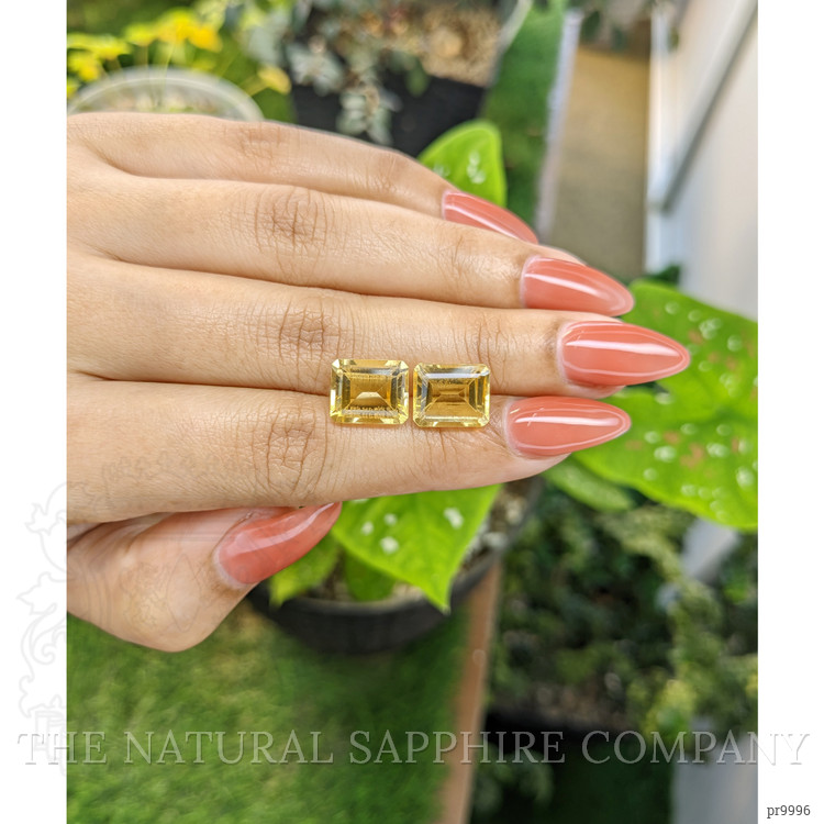 8.62 Ct.Tw. Citrine Pair from Brazil