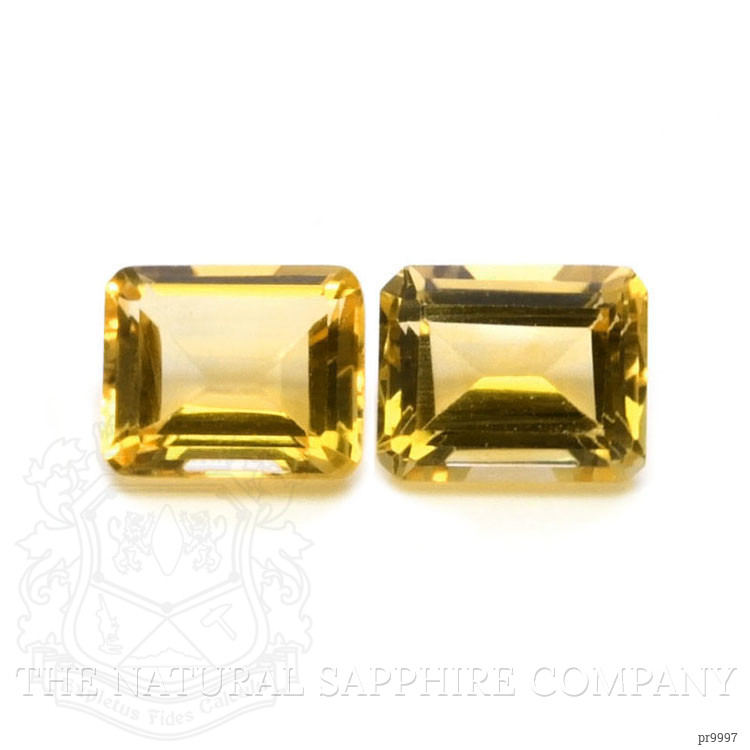 8.68 Ct.Tw. Citrine Pair from Brazil