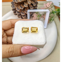 8.68 Ct.Tw.Total Carat Weight Citrine Pair from Brazil Life Style