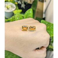 8.68&nbsp;Ct.Tw.Total Carat Weight Citrine Pair from Brazil Life Style