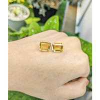 7.53 Ct.Tw.Total Carat Weight Citrine Pair from Brazil Life Style