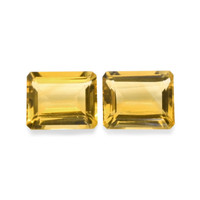 8.05 Ct.Tw.Total Carat Weight Citrine Pair from Brazil Video