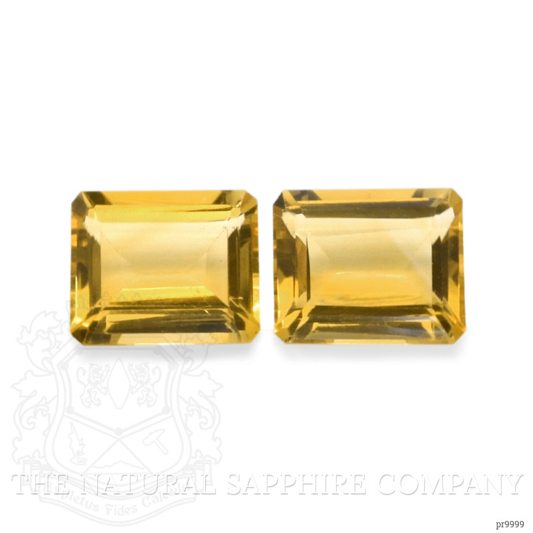8.05 Ct.Tw. Citrine Pair from Brazil