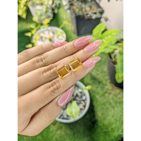 8.05 Ct.Tw.Total Carat Weight Citrine Pair from Brazil Life Style