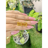 8.05 Ct.Tw.Total Carat Weight Citrine Pair from Brazil Life Style