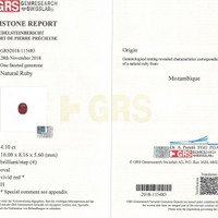 4.10 Ct. Ruby from Mozambique Scan Report