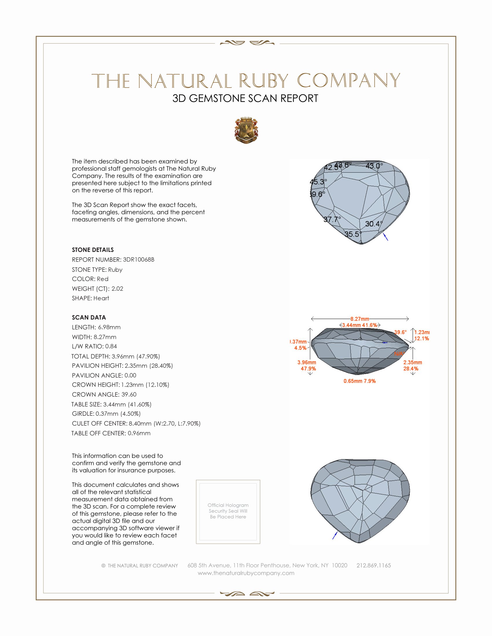 2.02 Ct. Ruby from Mozambique