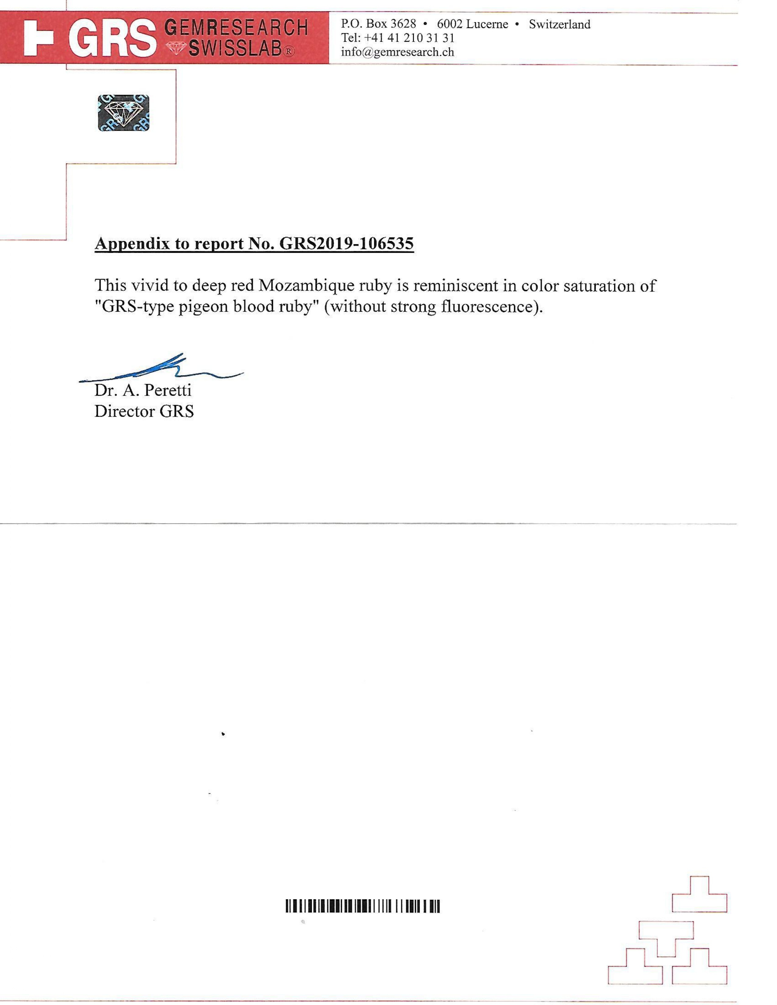 2.00 Ct. Ruby from Mozambique