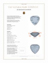 1.02 Ct. Ruby from Mozambique 3 D Scan Report