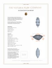 1.07 Ct. Ruby from Thailand 3 D Scan Report