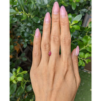 0.76 Ct. Ruby from Mozambique Life Style