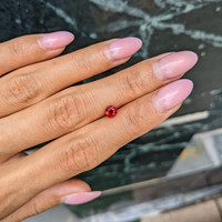 0.62 Ct. Ruby from Mozambique Life Style
