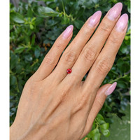 0.62 Ct. Ruby from Mozambique Life Style