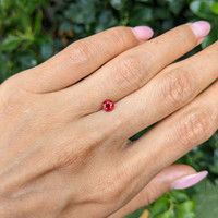 0.62 Ct. Ruby from Mozambique Life Style
