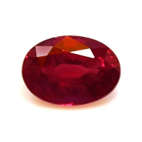 Accent Stones Ruby Ring 1.05 Ct., Platinum 950 Combination Stone