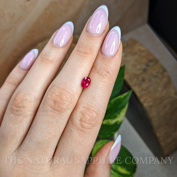 1.05 Ct. Pinkish Red Ruby from Burma (Myanmar)