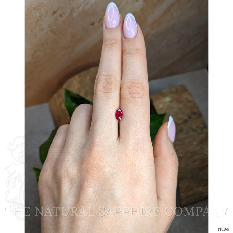 1.05 Ct. Pinkish Red Ruby from Burma (Myanmar)