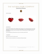 3.02 Ct. Ruby from Mozambique Appraisal