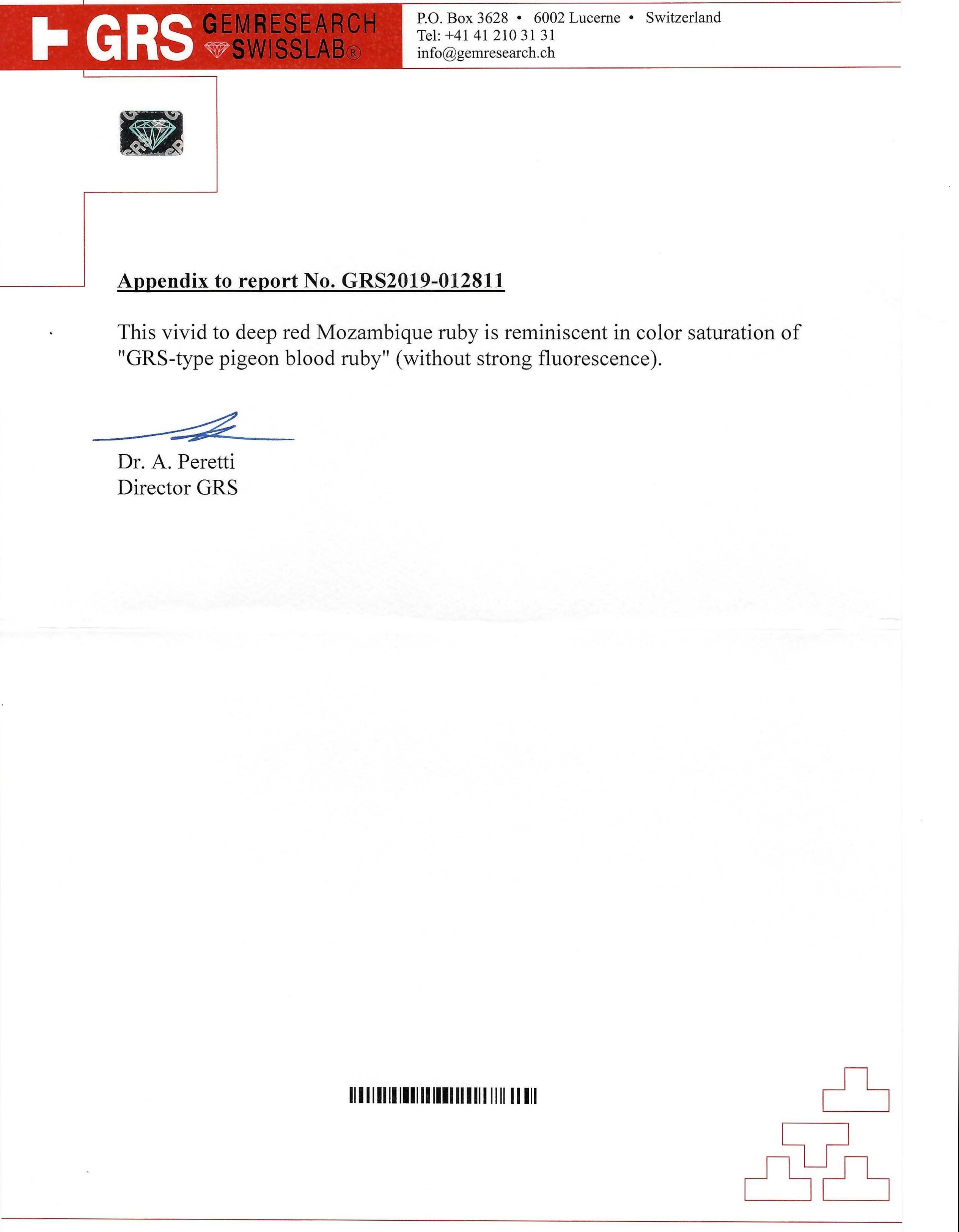 3.02 Ct. Ruby from Mozambique