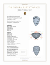 2.03 Ct. Ruby from Mozambique 3 D Scan Report