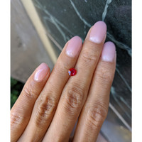 0.68 Ct. Ruby from Mozambique Life Style