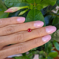0.68 Ct. Ruby from Mozambique Life Style