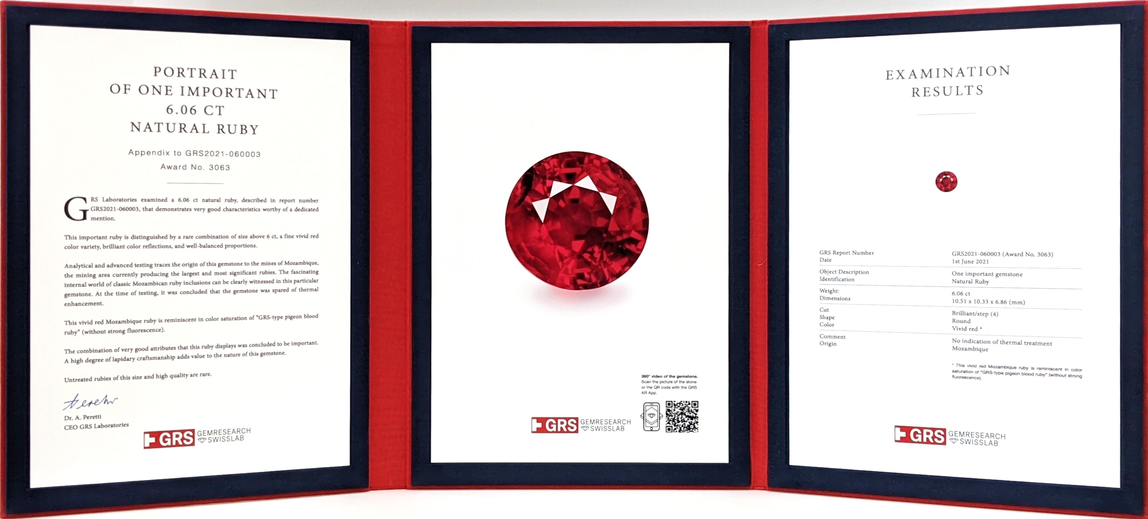 6.06 Ct. Ruby from Mozambique