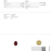 1.23 Ct. Ruby from Mozambique Scan Report