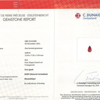 2.69 Ct. Ruby from Mozambique Scan Report