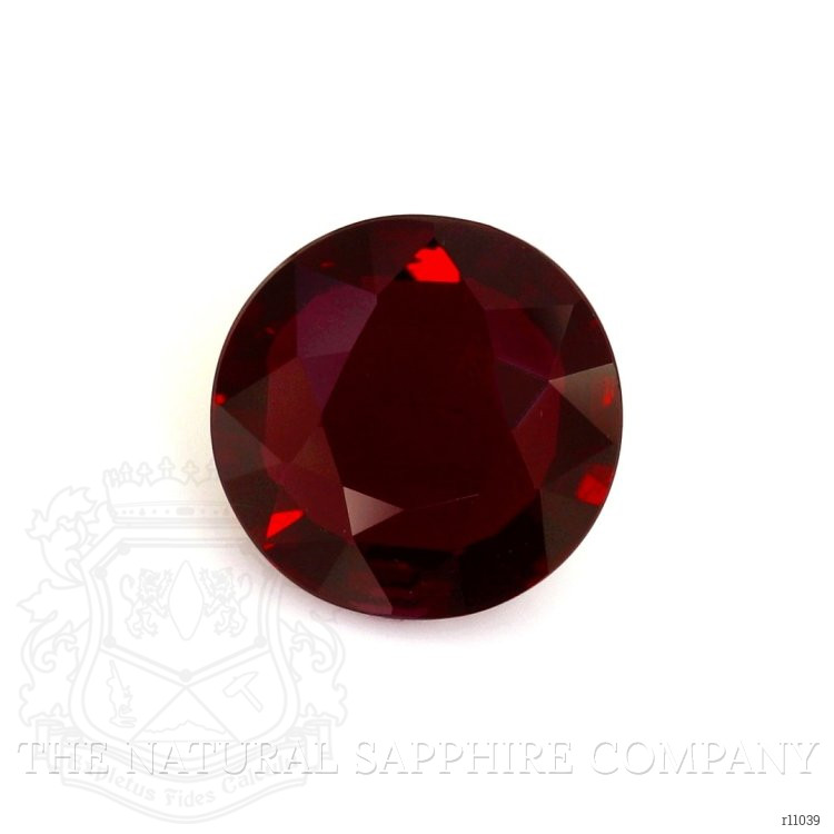 Accent Stones Ruby Ring 2.04 Ct., 14K White Gold