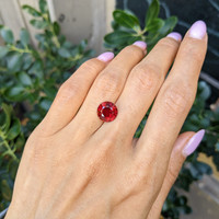 5.08 Ct. Ruby from Mozambique Life Style