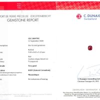4.11 Ct. Ruby from Mozambique Scan Report