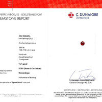 1.97 Ct. Ruby from Mozambique Scan Report