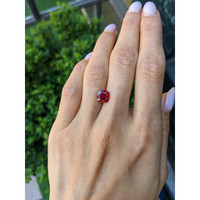 1.74 Ct. Ruby from Mozambique Life Style