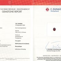 4.11 Ct. Ruby from Mozambique Scan Report