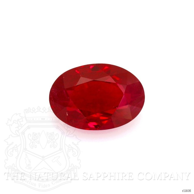 Pave Ruby Ring 1.02 Ct., 18K Yellow Gold