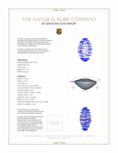 0.72 Ct. Ruby from Burma (Myanmar) 3 D Scan Report