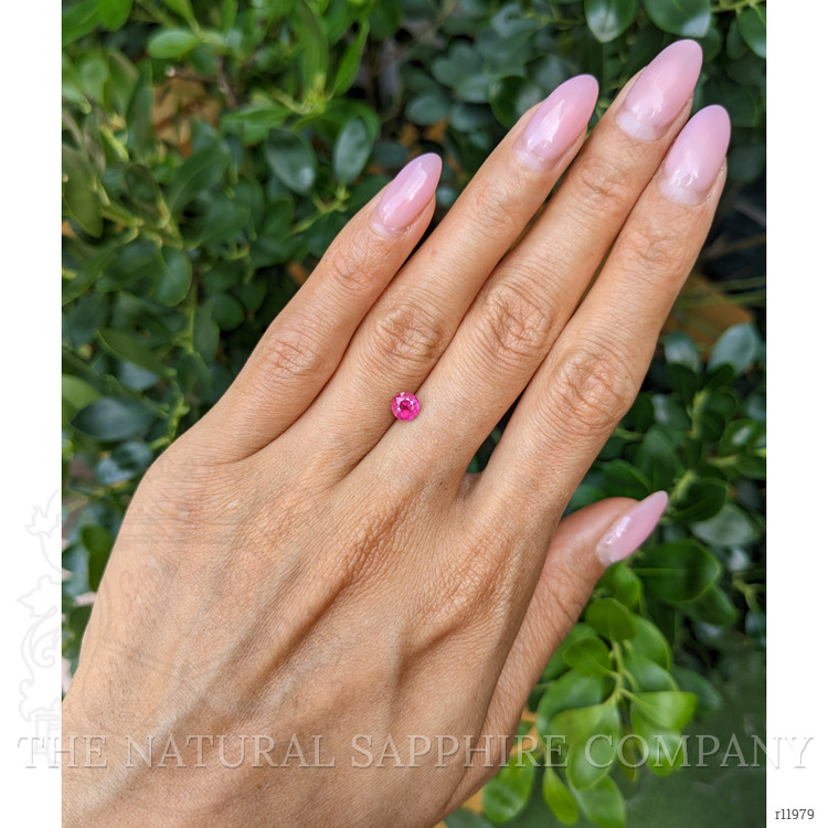 0.68 Ct. Pinkish Red Ruby from Burma (Myanmar)