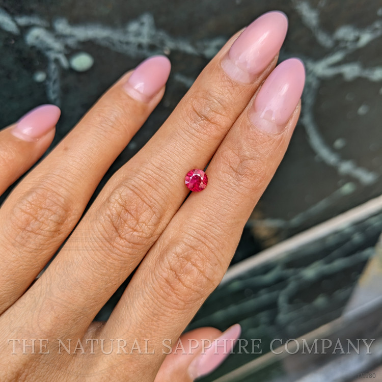 0.63 Ct. Pinkish Red Ruby from Burma (Myanmar)