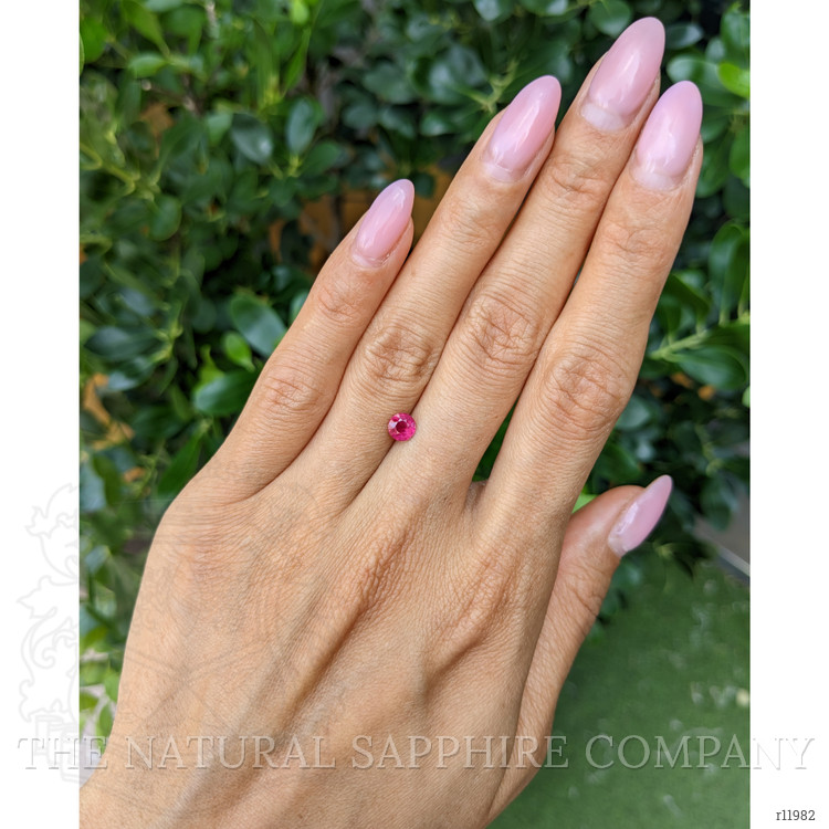 0.61 Ct. Pinkish Red Ruby from Burma (Myanmar)