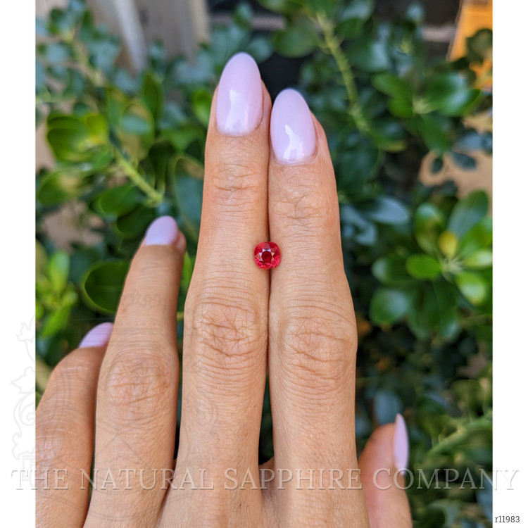 1.00 Ct. Purplish Red Ruby from Burma (Myanmar)