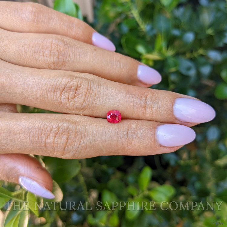 1.00 Ct. Pinkish Red Ruby from Burma (Myanmar)