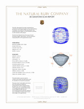 1.00 Ct. Ruby from Burma (Myanmar) 3 D Scan Report