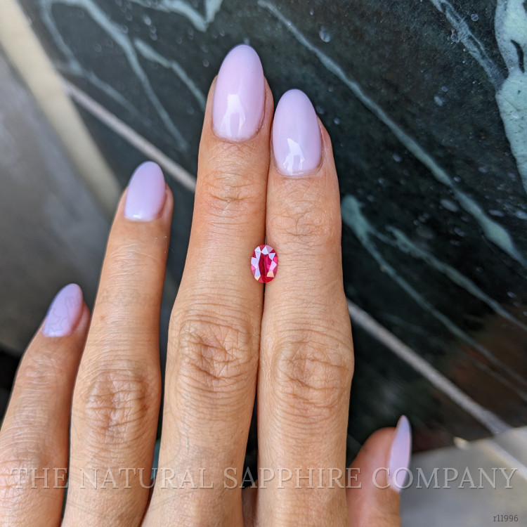 0.70 Ct. Pinkish Red Ruby from Burma (Myanmar)