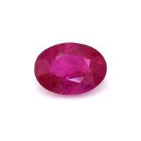 Pave Ruby Ring 0.94 Ct., 18K Yellow Gold Combination Stone