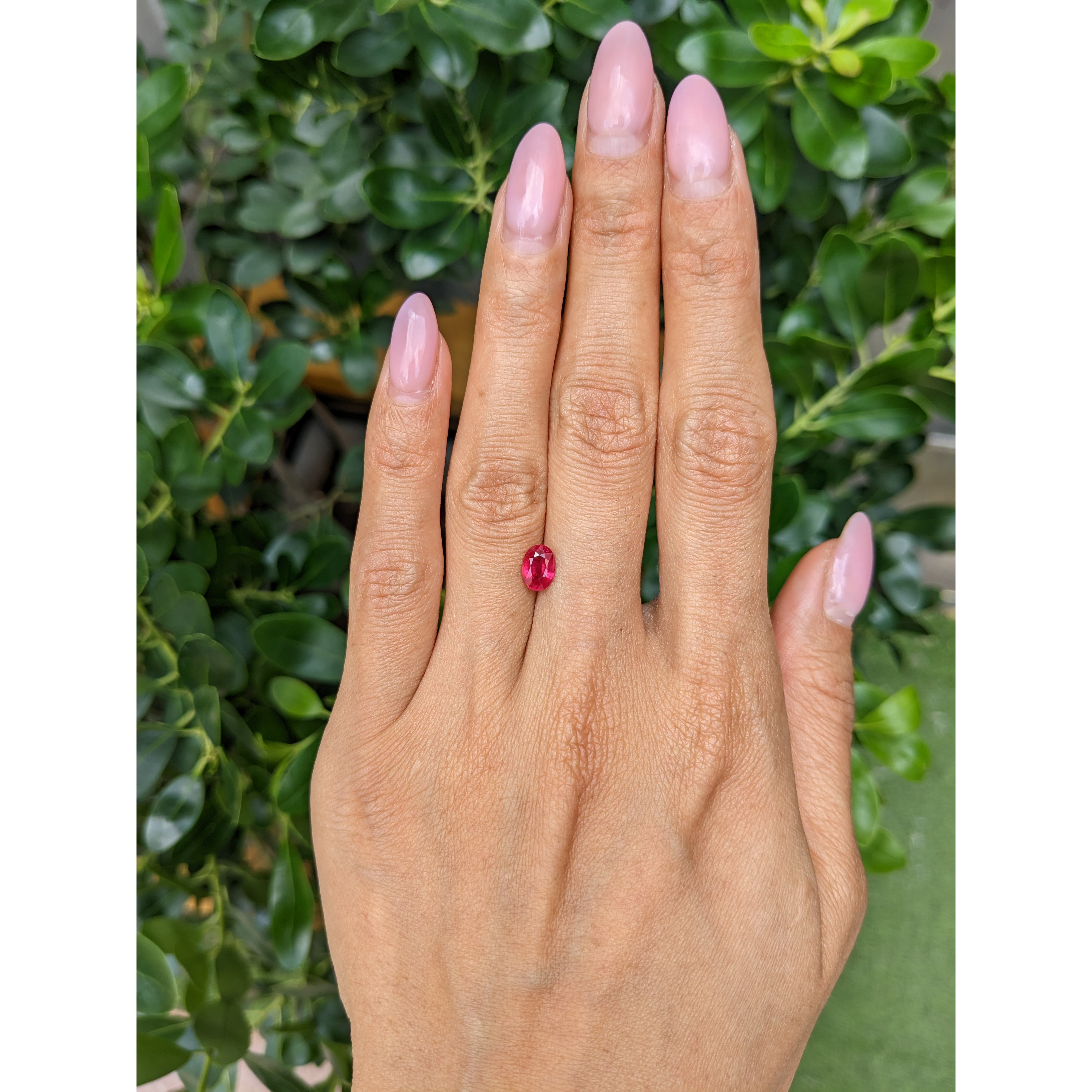 Loose Pinkish Red Ruby - Oval 1.02 Ct. - #R12001 | The Natural