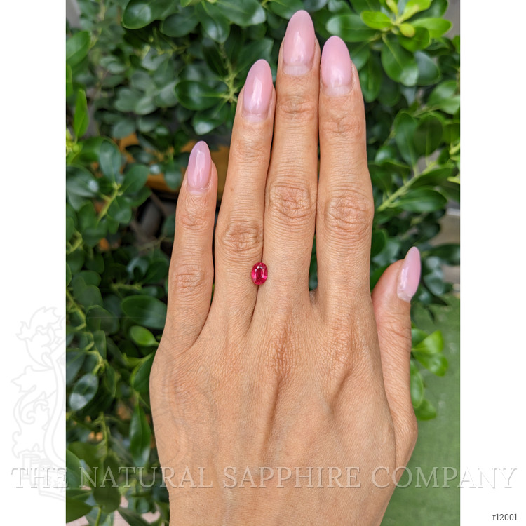 1.02 Ct. Pinkish Red Ruby from Burma (Myanmar)